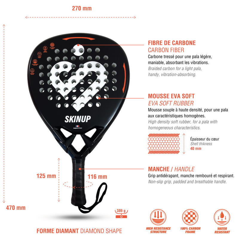 Padel Carbon -Schläger