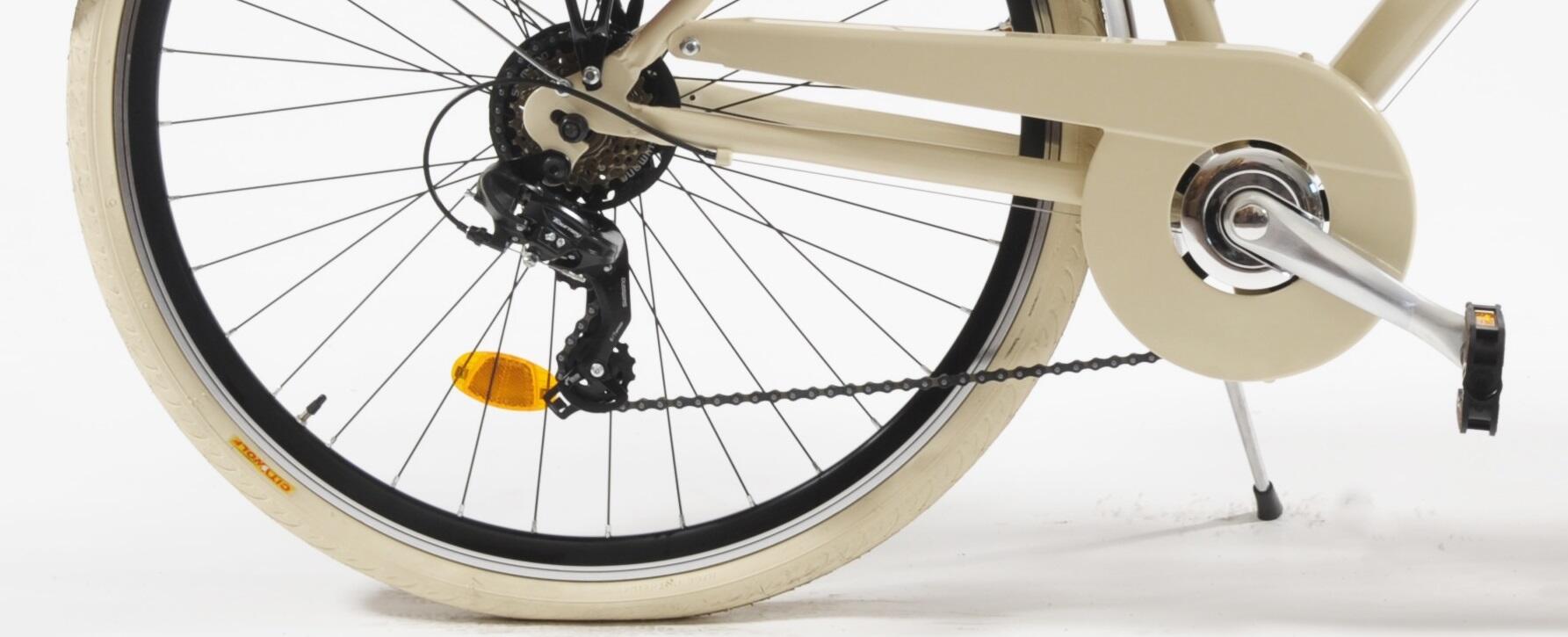 Cityfahrrad 28 Zoll 615 Lady, BEIGE CAPPUCCINO 5/5