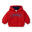 Sudadera cremallera Bebés rojo capucha