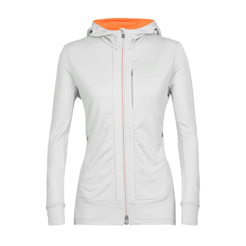 Bluza trekkingowa damska icebreaker Quantum III LS Zip Hood