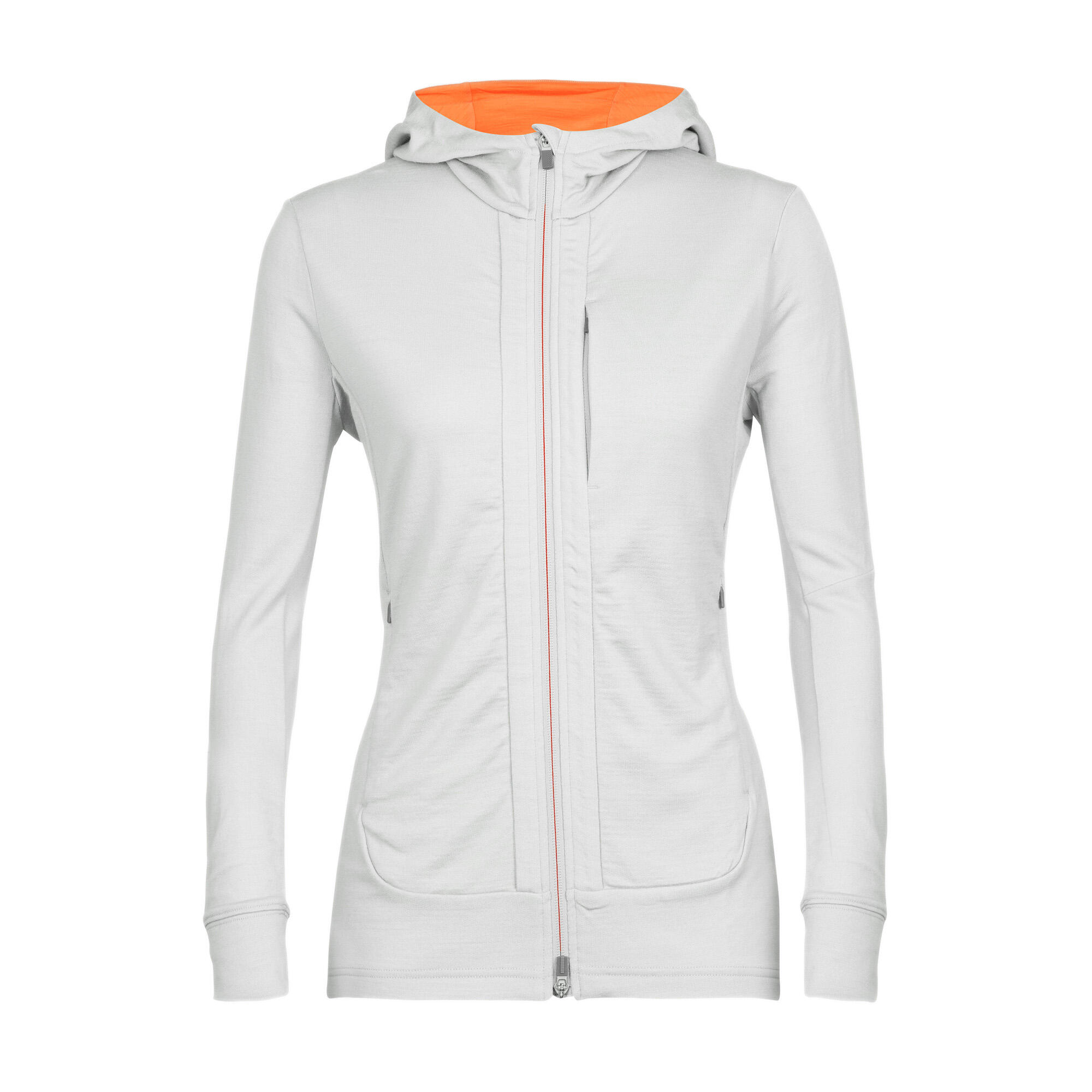 Icebreaker - Sweat-shirt De Randonnée Icebreaker Quantum Iii Ls Zip Hood Pour Femme - Sweat-shirt - Blanc - 40 M - Decathlon