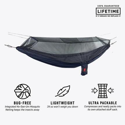 Hamak z moskitierą Grand Trunk Skeeter Beeter XT Hammock navy blue