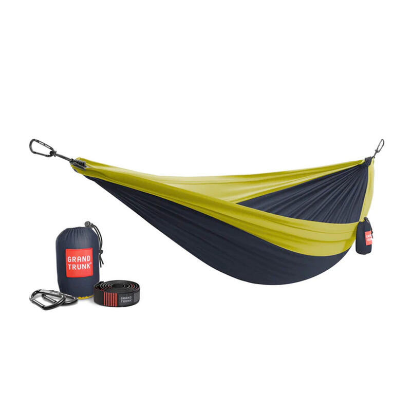 Hamak Grand Trunk Double Delux Parachute Nylon + Straps collegiate