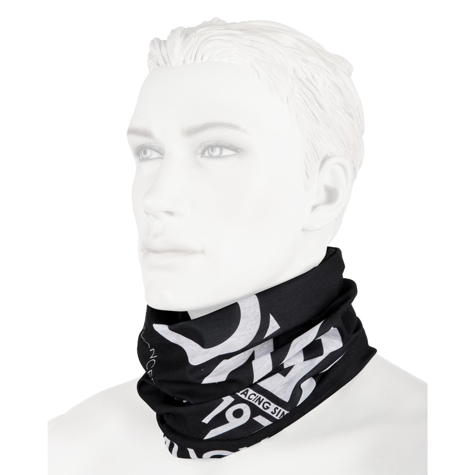 Nekwarmer Solid - Multifunctionele sjaal - Zwart/Wit 2/5