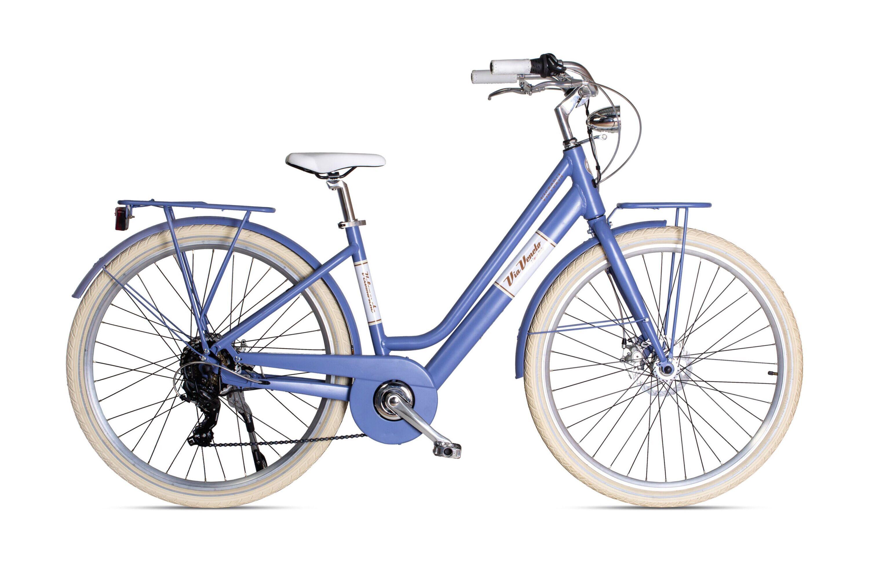 Vélo de ville électrique VICTORIA LADY 28 pouces BLU CAPRI
