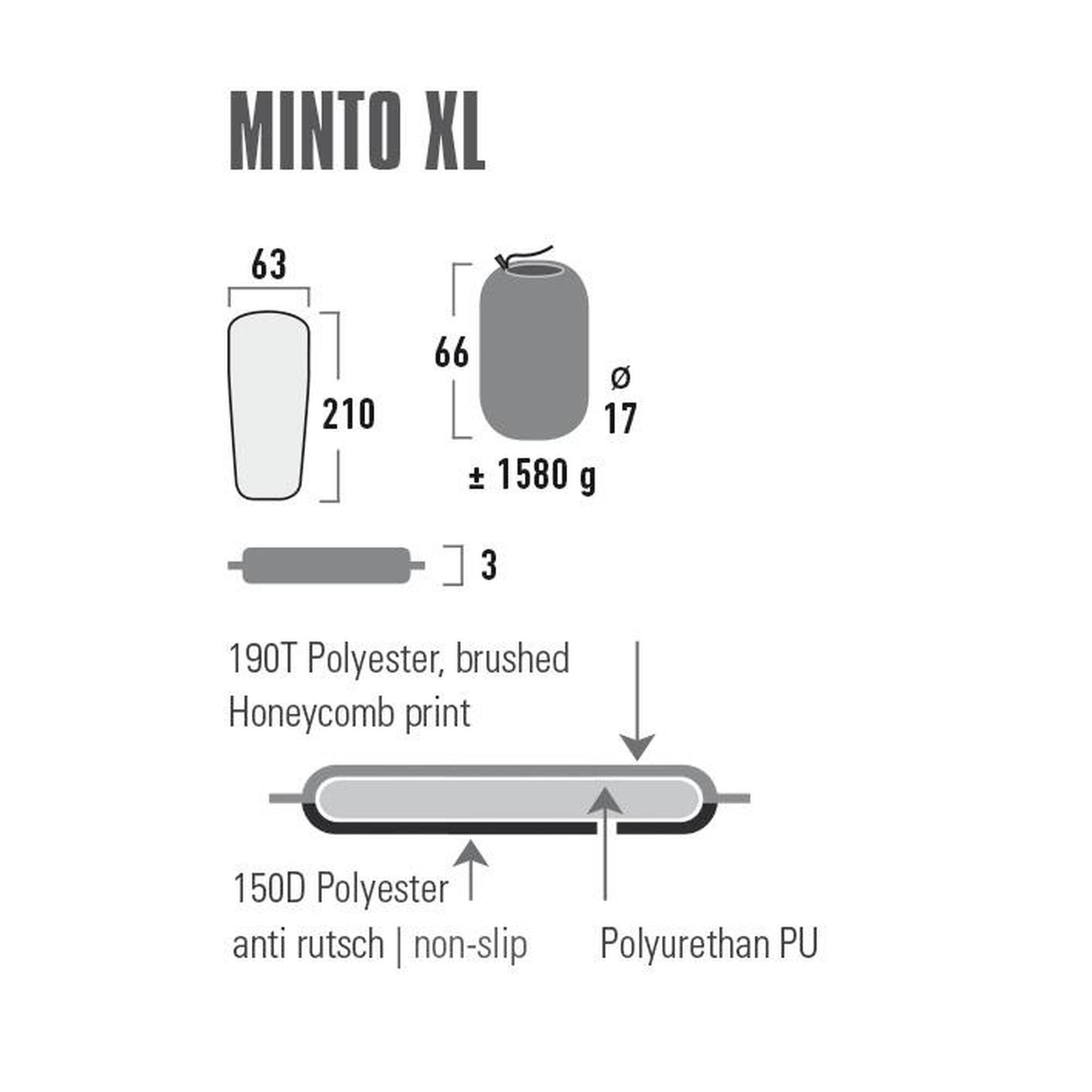 High Peak Minto XL, materassino termico autogonfiabile