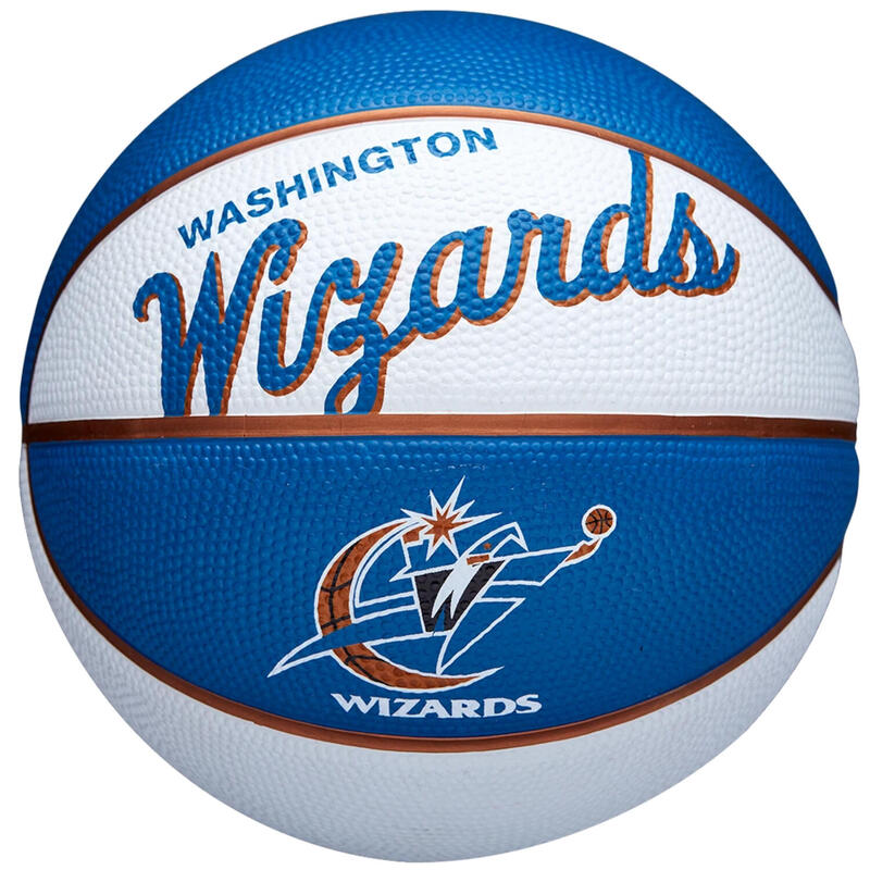Kosárlabda Wilson Team Retro Washington Wizards Mini Ball, 3-as méret
