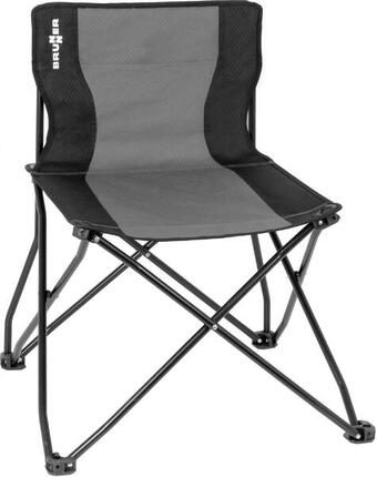 Brunner Unisex Camping Klappstuhl robust grau schwarz Action Equiframe