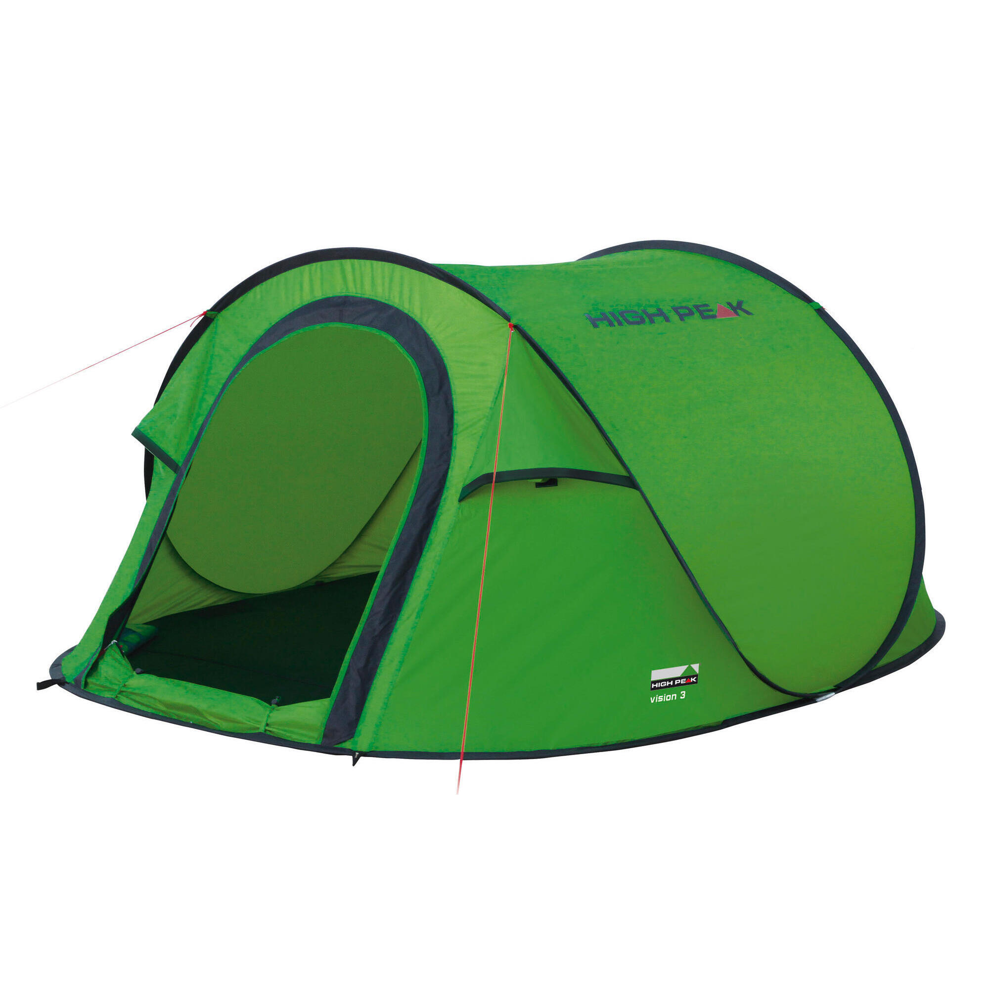High Peak - Pop Up Tente Vision 3 - Tente - Vert - 3 Places - Decathlon
