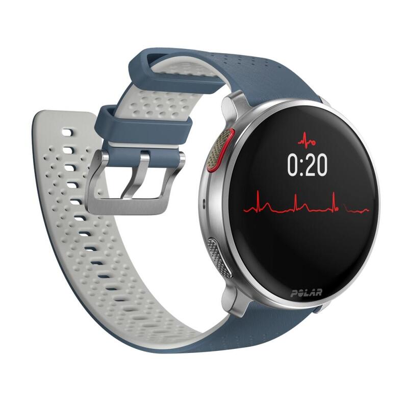 Montre connectée multisport - GPS, Cartes, SpO2, ECG - Vantage V3 Bleu