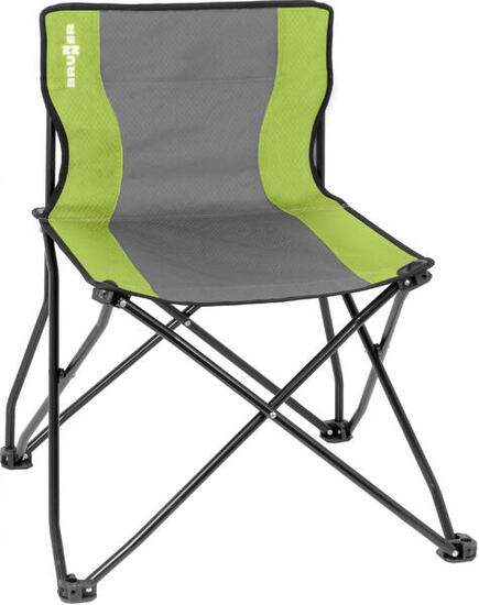 Brunner chaise pliante camping sécurité robuste verte grise