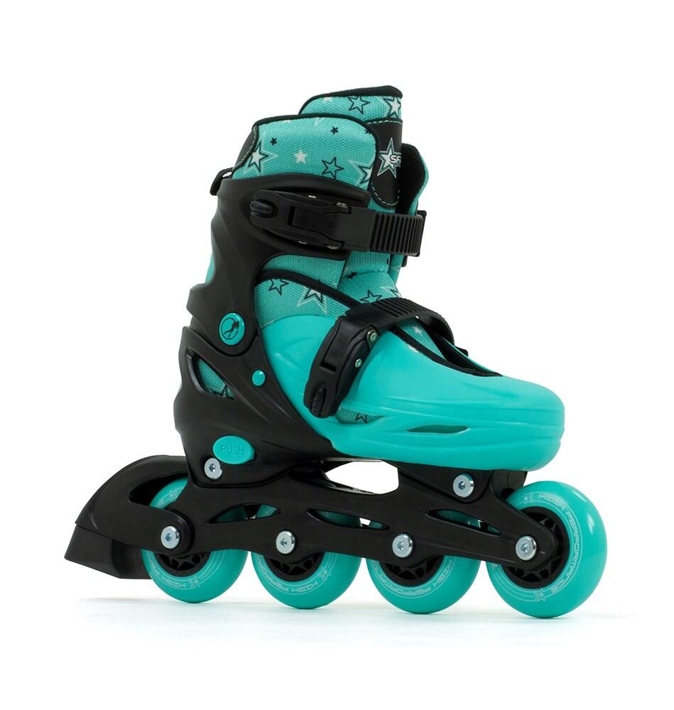 Plasma Black/Green Kids Recreational Inline Skates 3/3