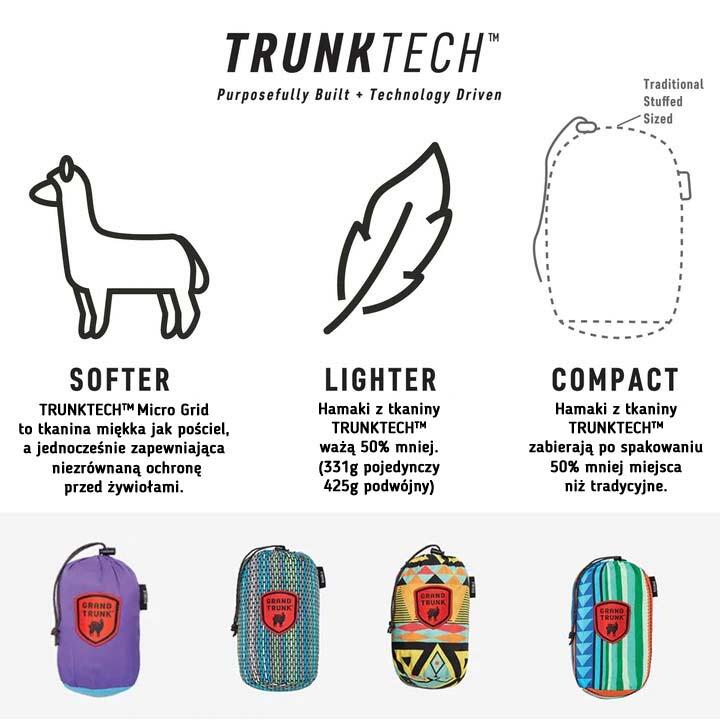 Hamak Grand Trunk Trunk Tech Double Prints sun&moon