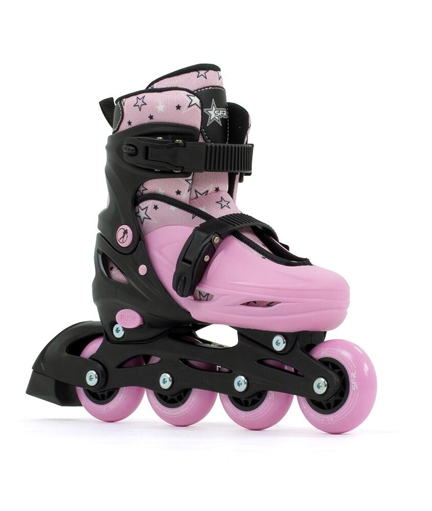 Plasma Black/Pink Kids Recreational Inline Skates 3/3