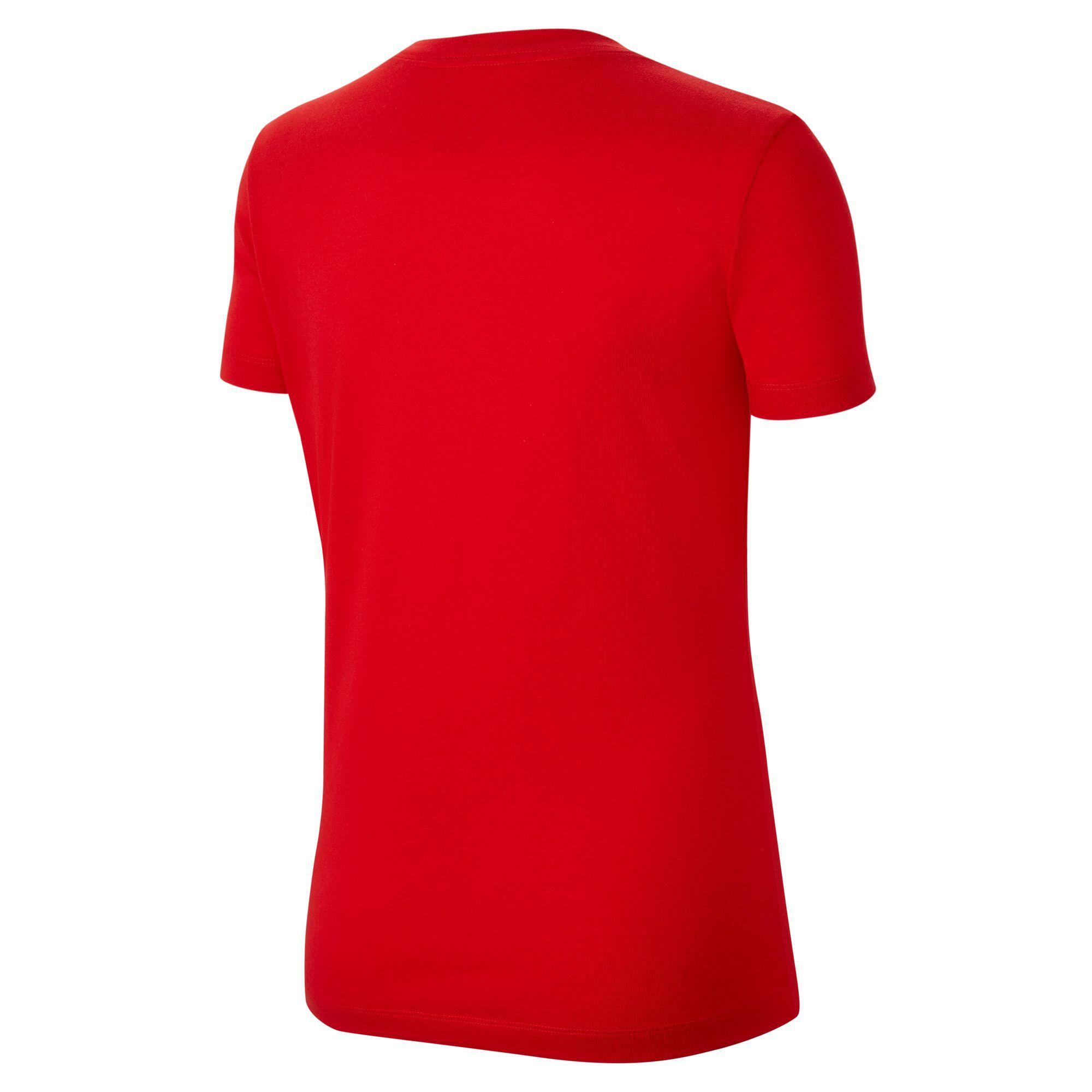 T-shirt donna nike rosso 4/6