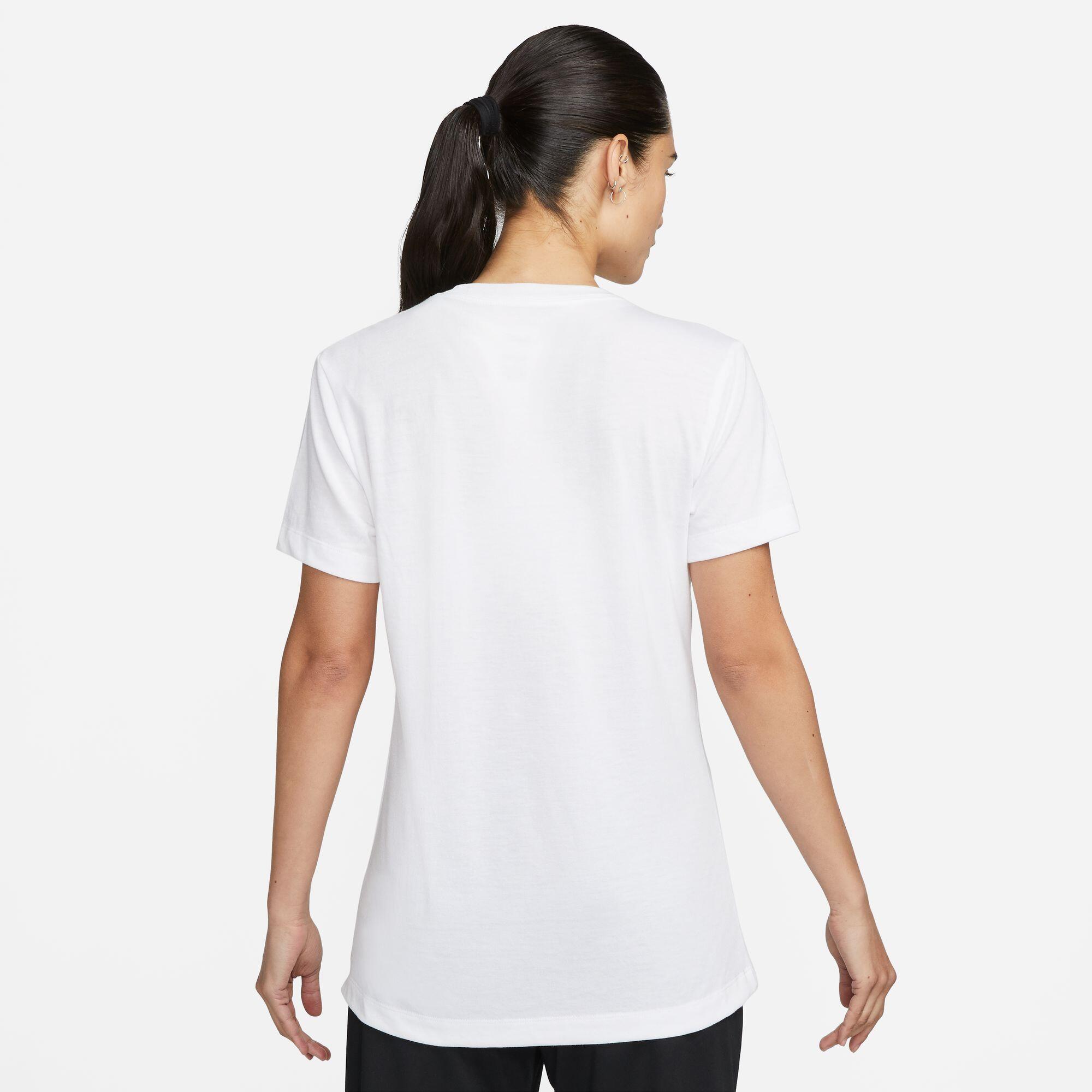 T-shirt donna nike bianco 4/6