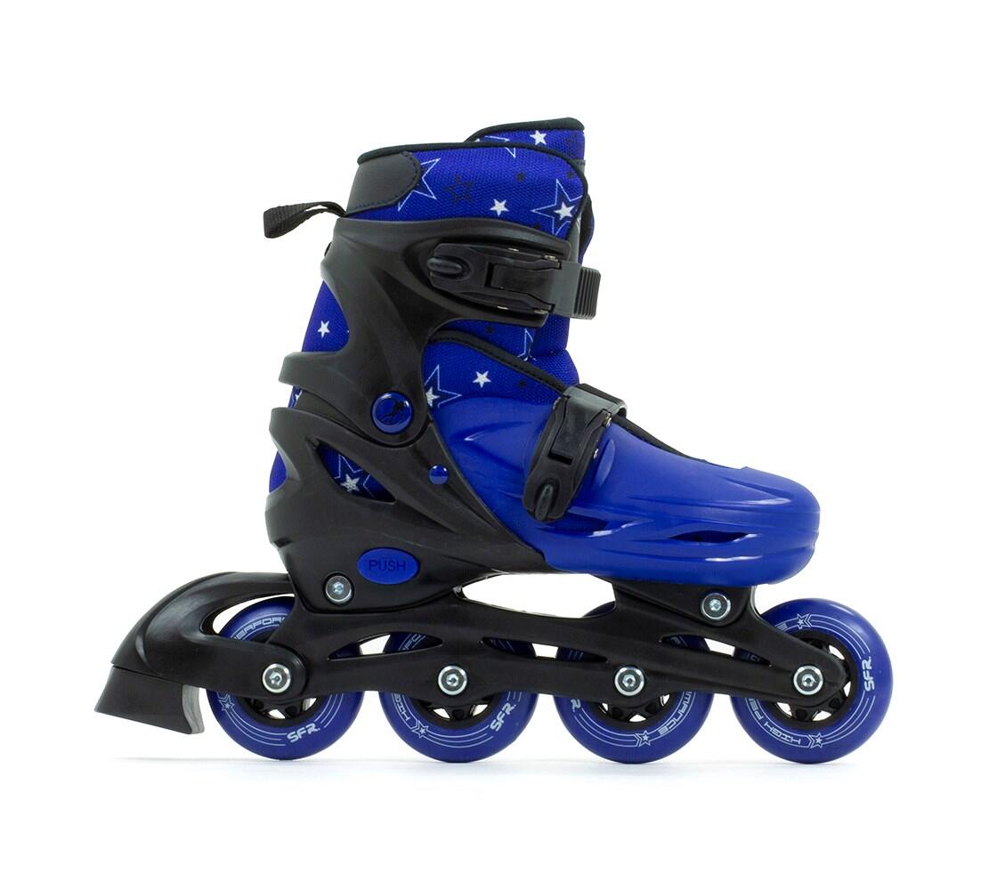 Plasma Black/Blue Kids Recreational Inline Skates 1/3