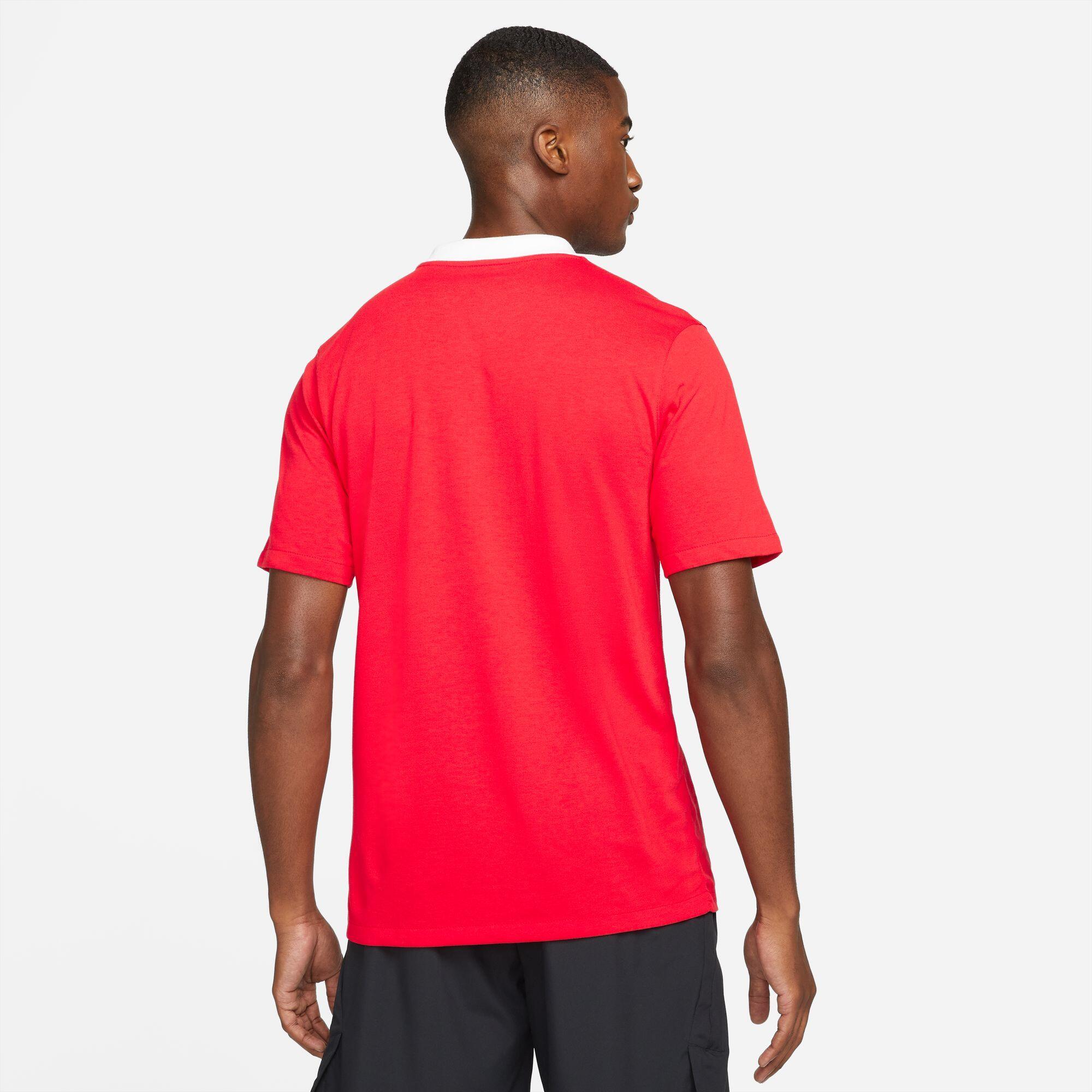 Nike Herren Poloshirt TEAM CLUB 20 Dri-FIT rot/weiss CW6933 657 3/6