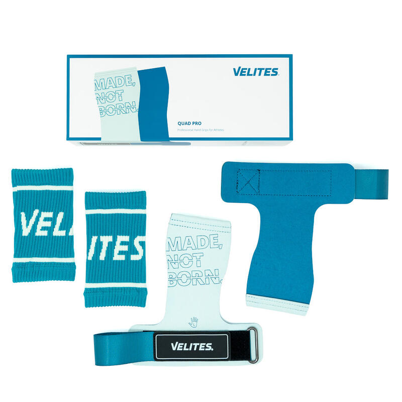 Calleras Velites Quad Pro Azul Claro Flexibles XL