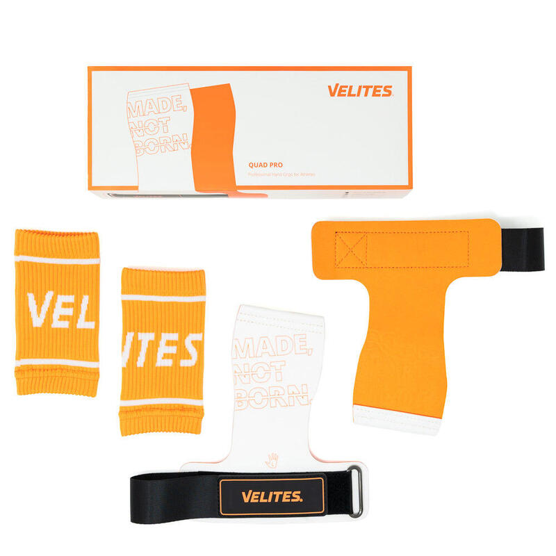 Protège-mains de cross training Velites Quad Pro Orange Flexibles M