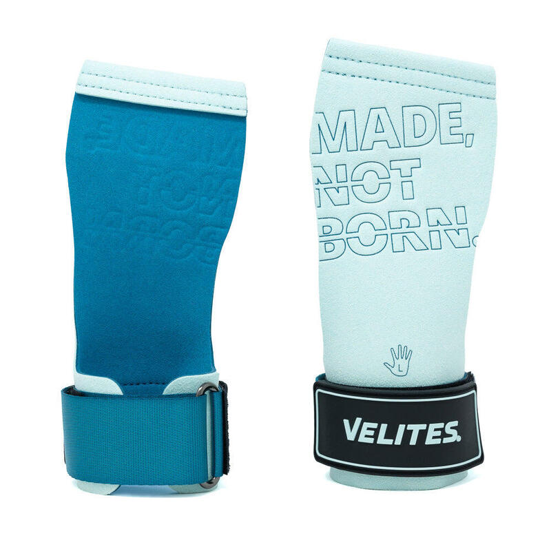 Punhos flexíveis Velites Quad Pro azul claro M