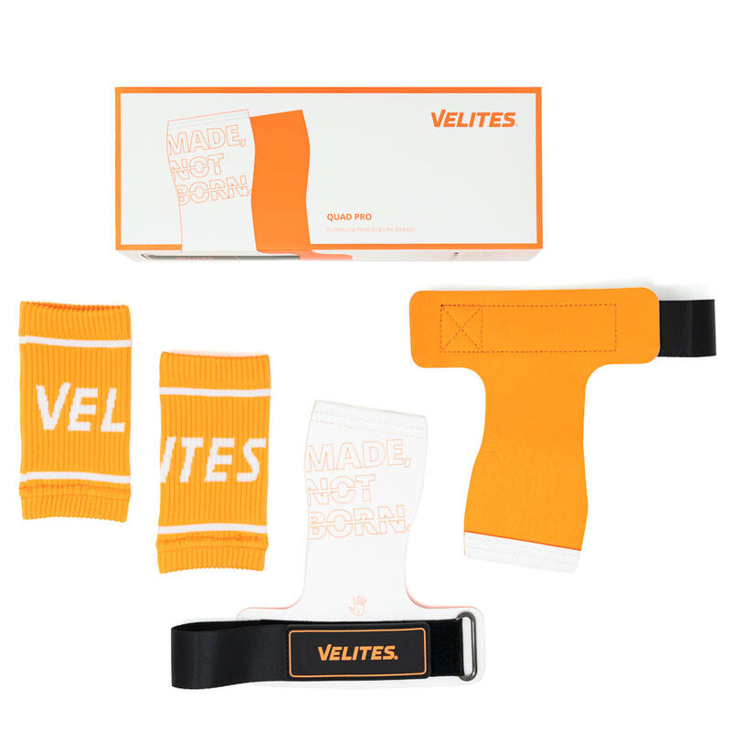 Protège-mains de cross training Velites Quad Pro Orange Flexibles L