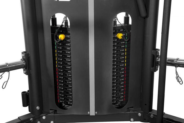 G12™ All-In-One Trainer - Doble Polea (2 x 90.5 kg), Máquina Smith, Rack y 4/7