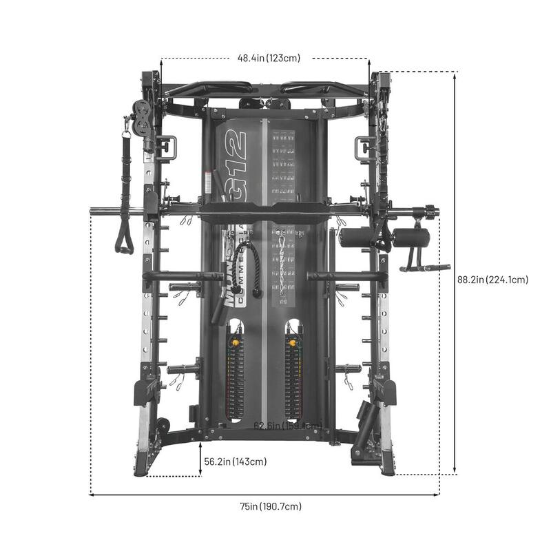 ForceUSA G12 All-In-One Trainer - Doppia puleggia (90,5 kg)