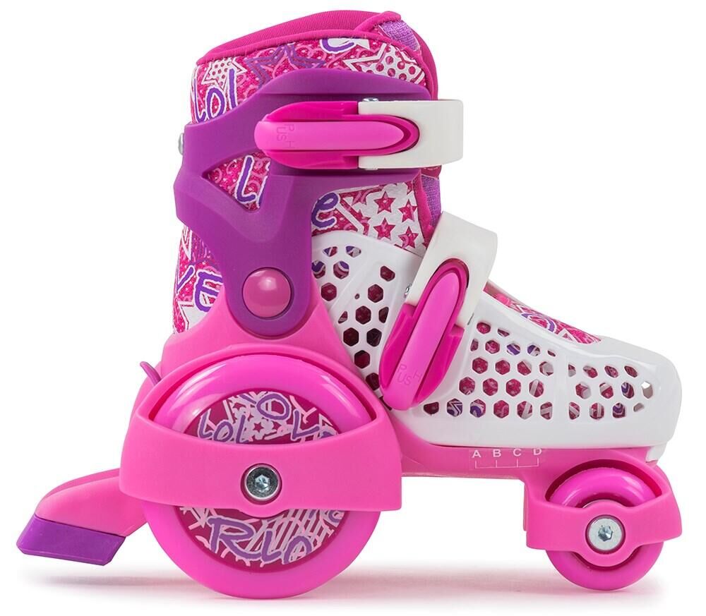 SFR Stomper White/Pink Kids Starter Skates