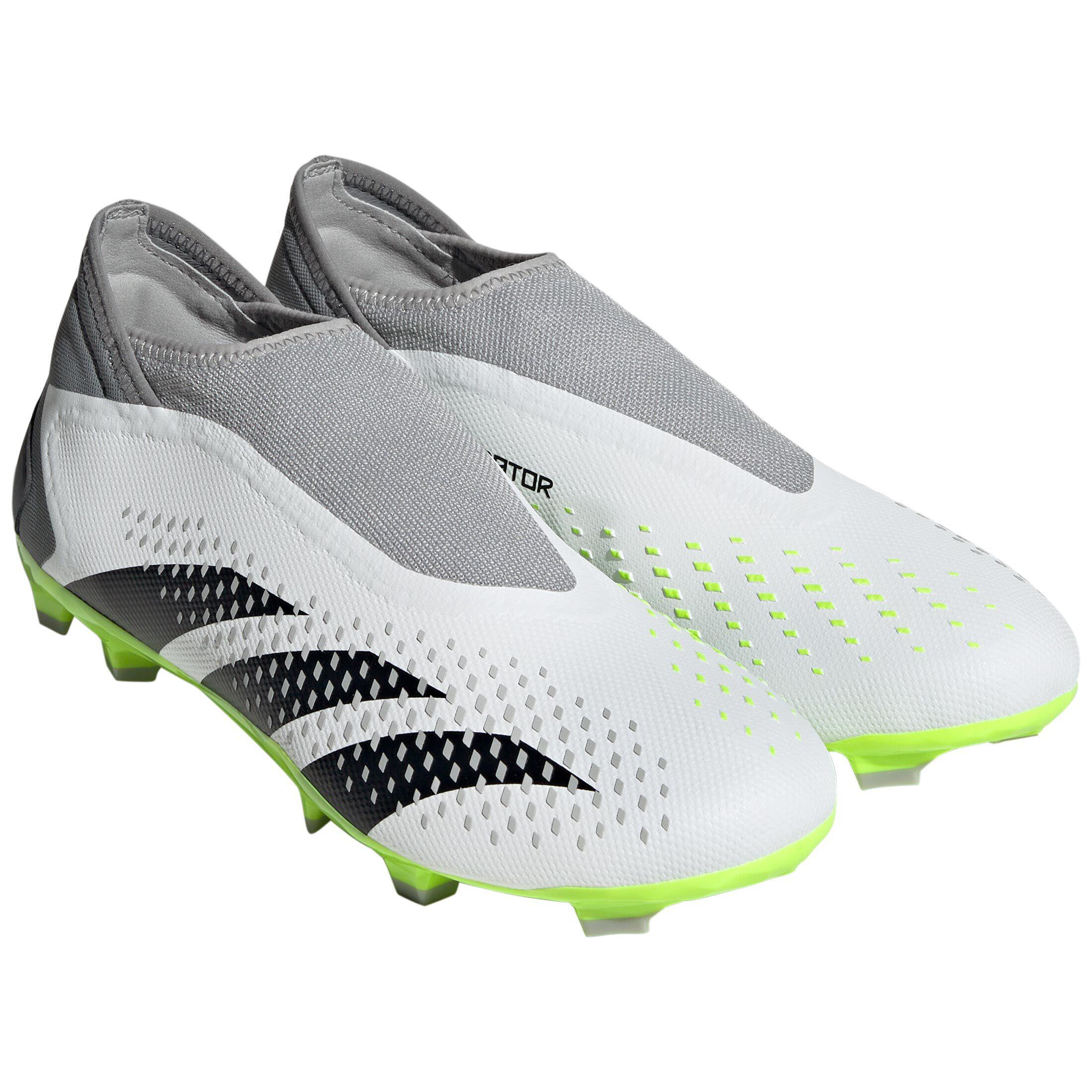Adidas - Fußballschuh Predator Accuracy.3 Ll Fg Unisex Erwachsene Adidas - Chaussures De Football - Gris|vert - 46 2/3 - Decathlon