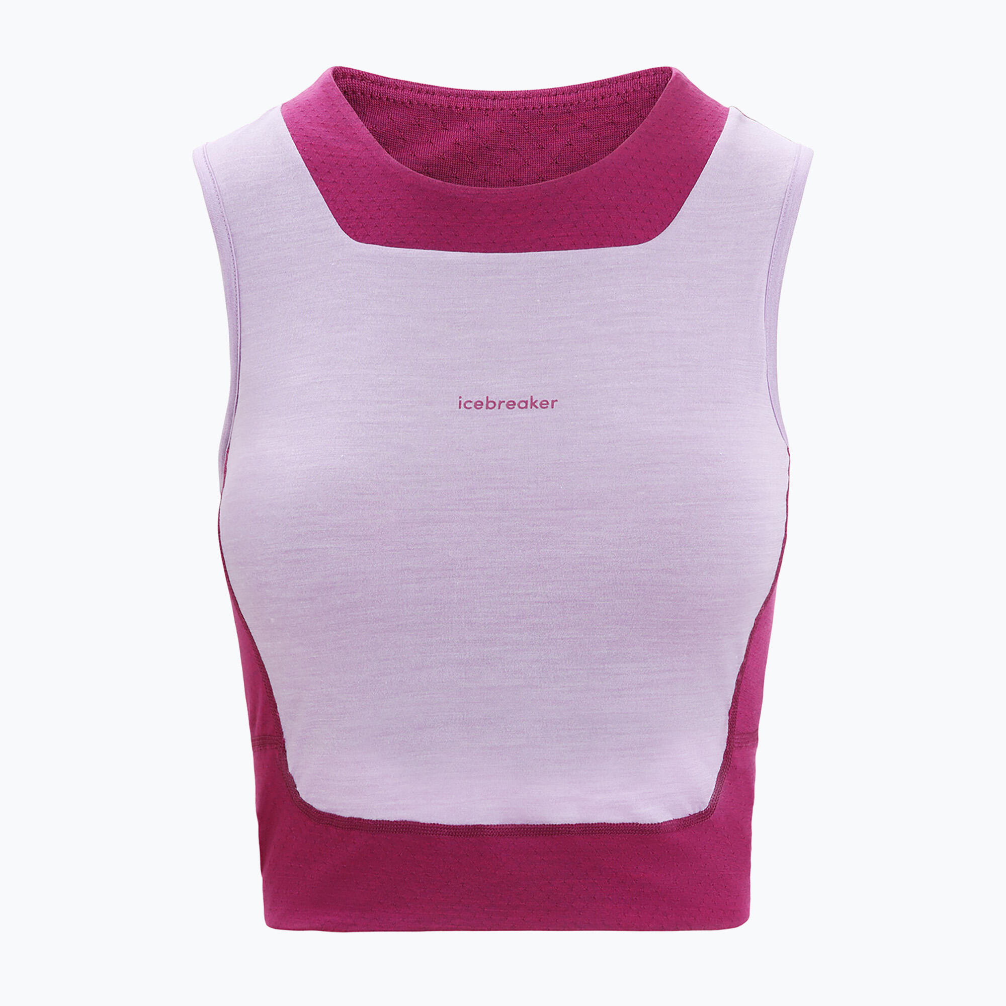 Brassière débardeur courte thermique femme Icebreaker Zoneknit 6/7