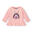 Charanga Camiseta de bebé rosa bunny