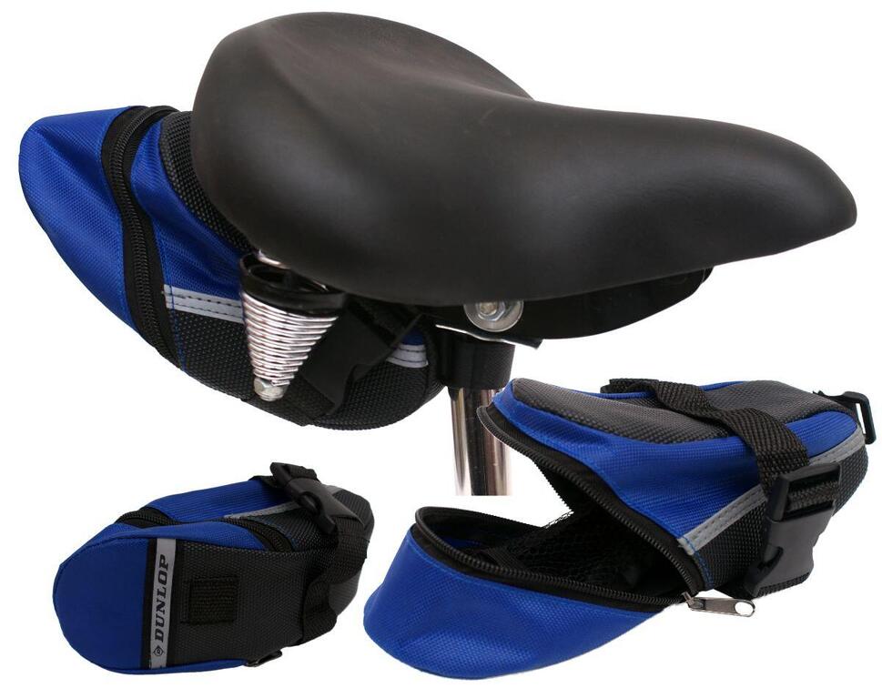 Sakwa torba rowerowa pod siodło na rzepy Dunlop
