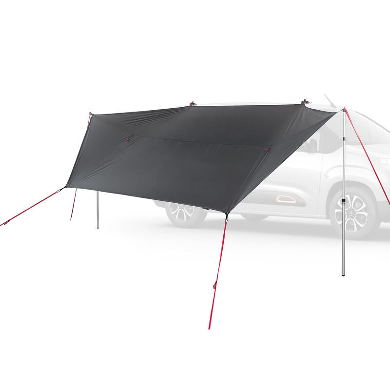 Auto-Vorzelt Motor Tarp Car Camping Sonnensegel mit UV-Schutz (UV80)