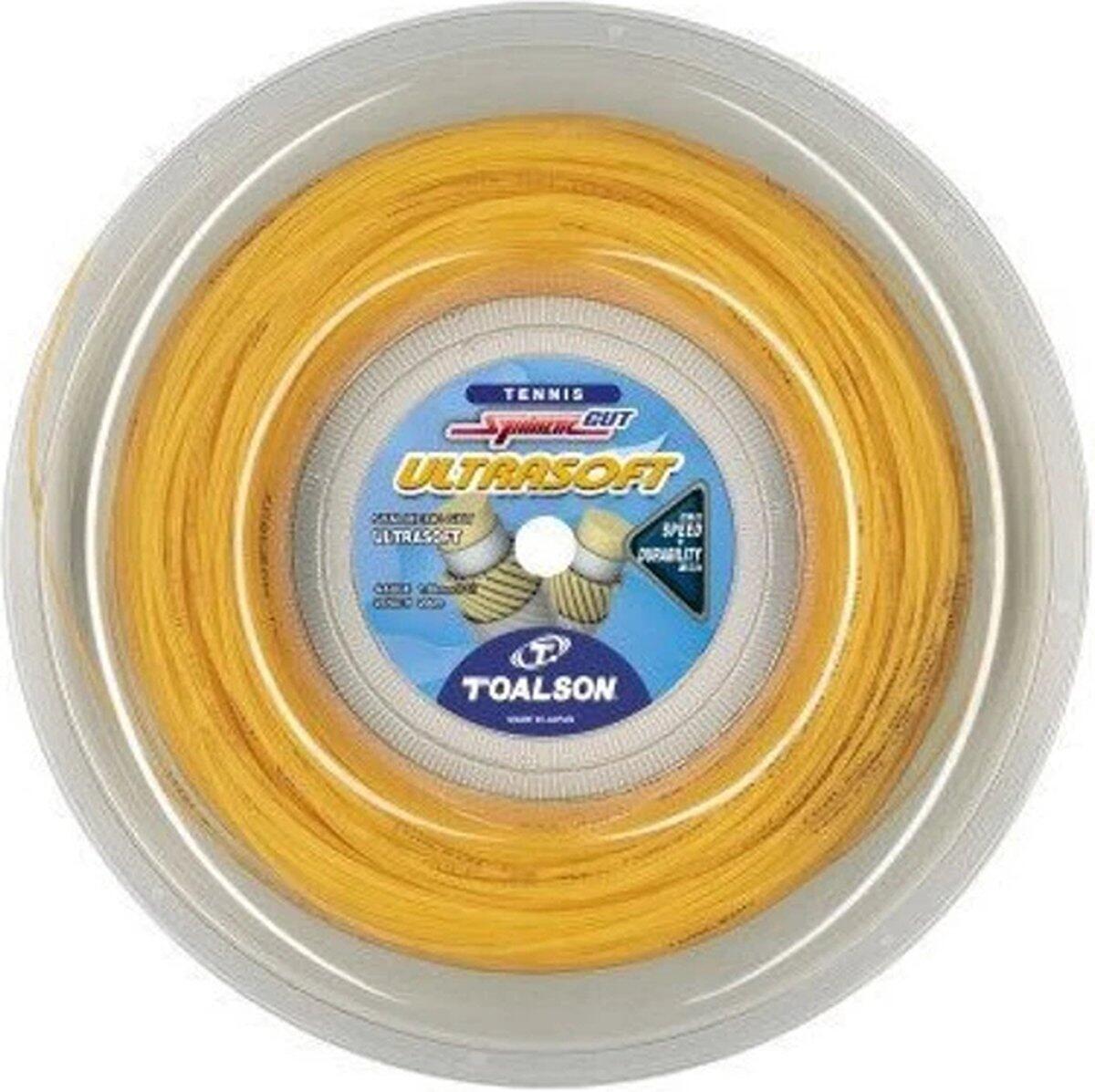 Toalson Synthetic Gut Ultrasoft 1,30 -Rotolo - Unisex - Tennis - Corde - Bianco