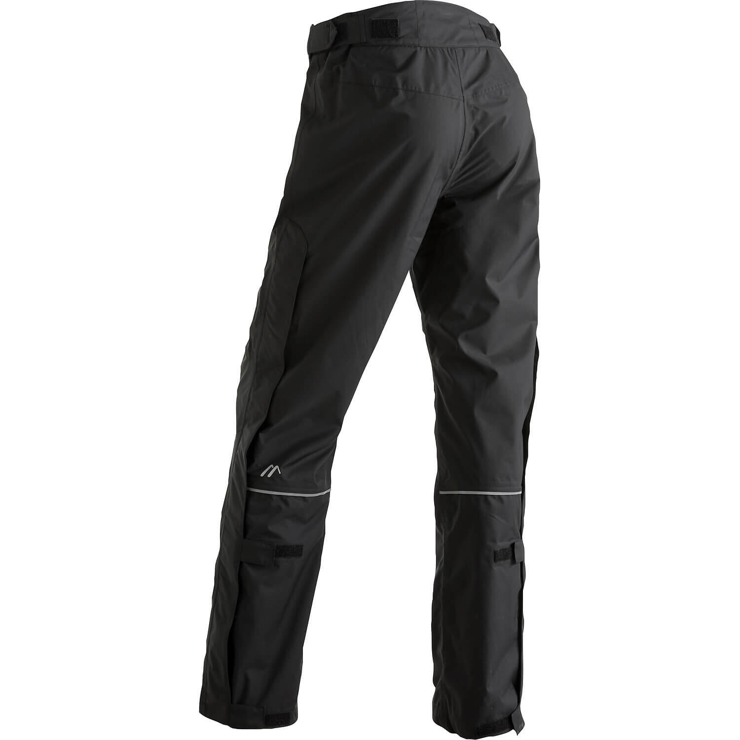 Pantaloni Maier Sports Raindrop L Donna Nero Regular 6/7