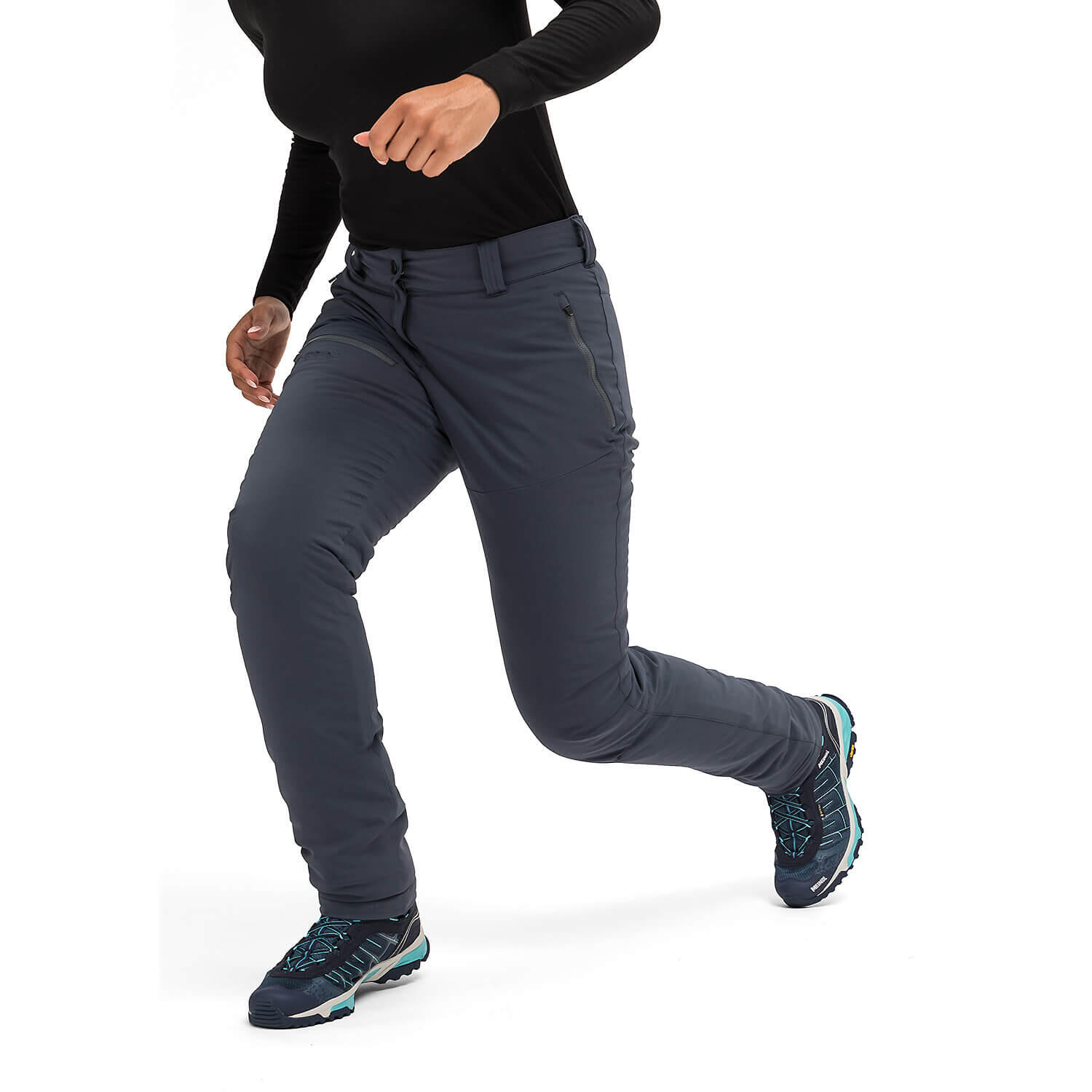 Maier Sports Lulaka Calças de lã para mulher Regular Cinzento 6/7