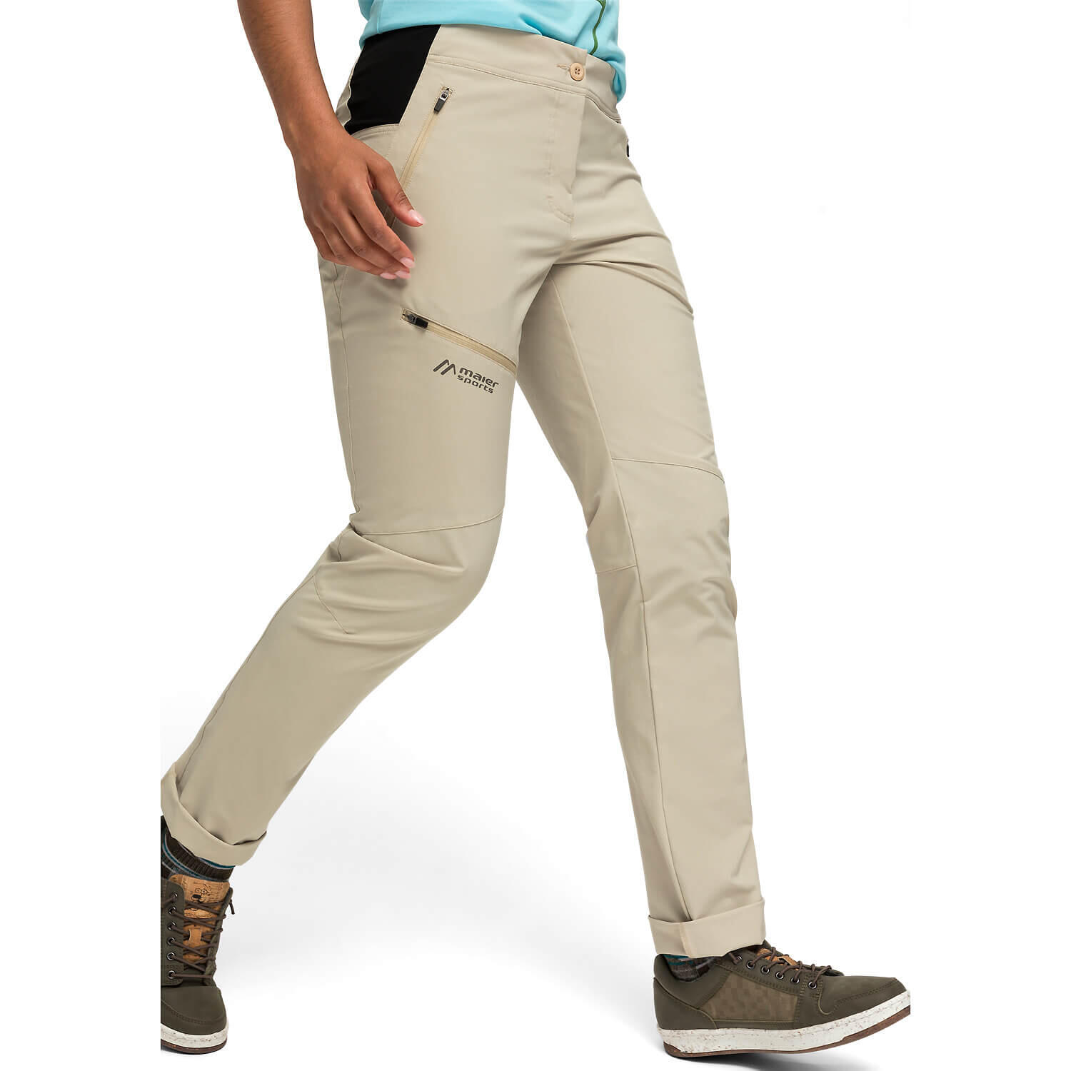 Pantaloni da trekking da donna Maier Sports Latit Vario 6/7