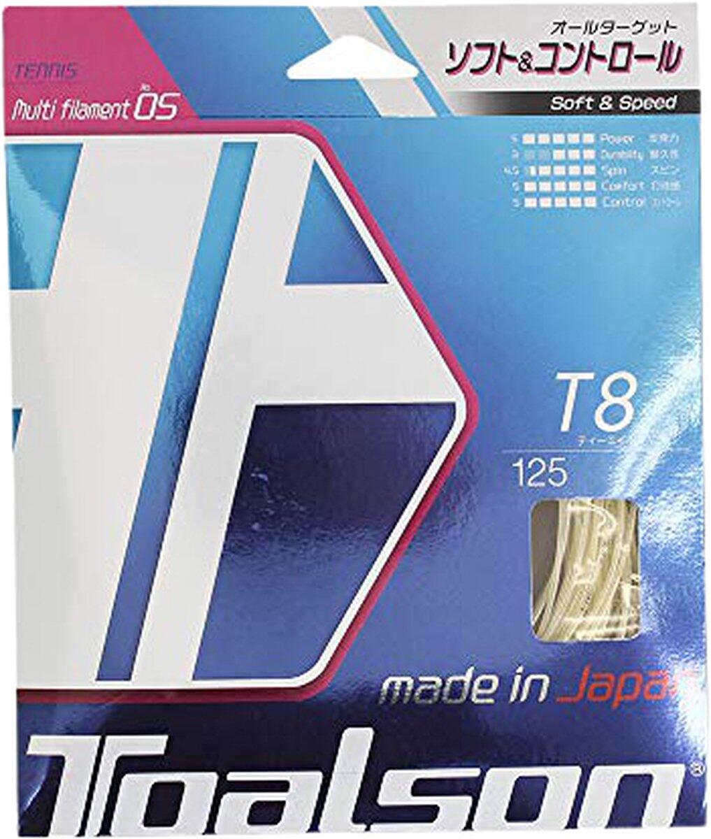 Toalson Set Corde Da Tennis Sintetiche Morbide 16 (1,30 Mm) – Made In Japan