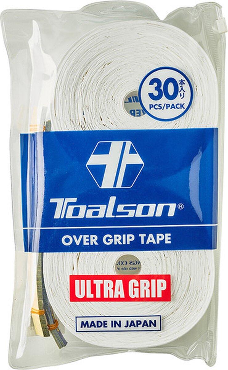 TOALSON Toalson Overgrip Tennis Padel - Ultra 30 - Unisex - Manopole - Bianco