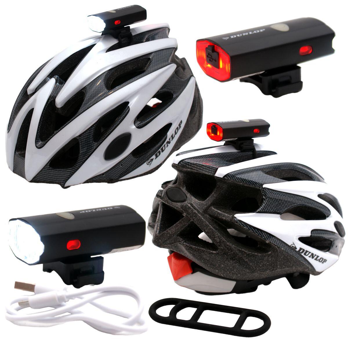 Lampa rowerowa do kasku dla dzieci i dorosłych Dunlop 2/7