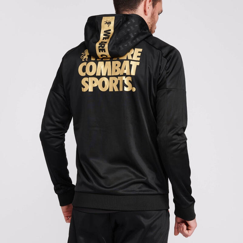 Sudadera con capucha Adulto Deportes Combate Leone 1947 DNA negro