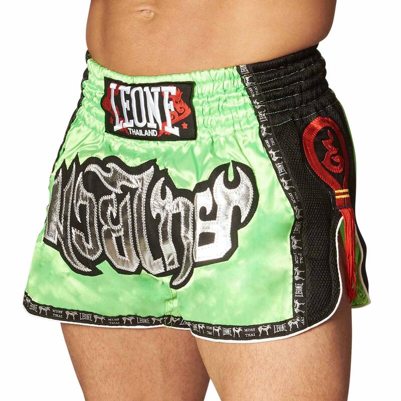 Pantalón corto short Adulto Muay Thai Leone 1947 BANGKOK verde