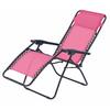 Fauteuil de camping relax multi positions - Rose