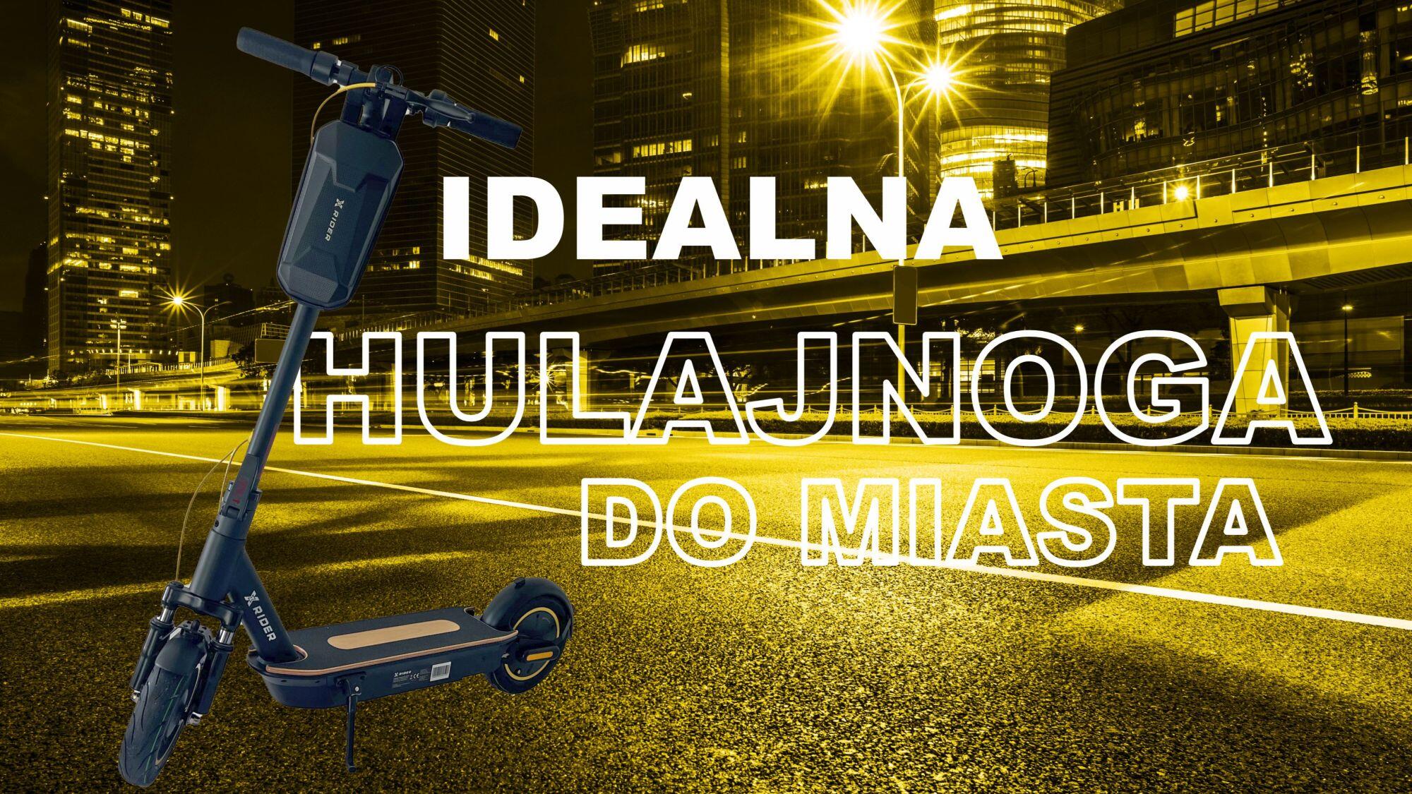 Hulajnoga elektryczna XRIDER M10 Pro Aplikacja KERS 1000W PEAK  bateria LG 5/7