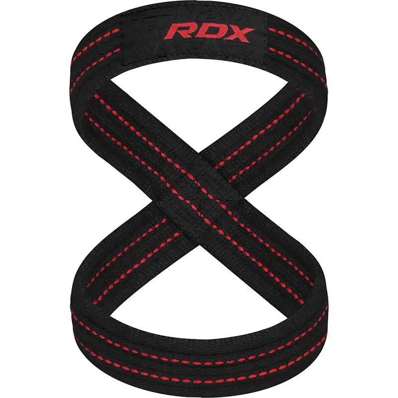 RDX 8-Loop Lifting Strap Red, Thick Cotton for Strongman