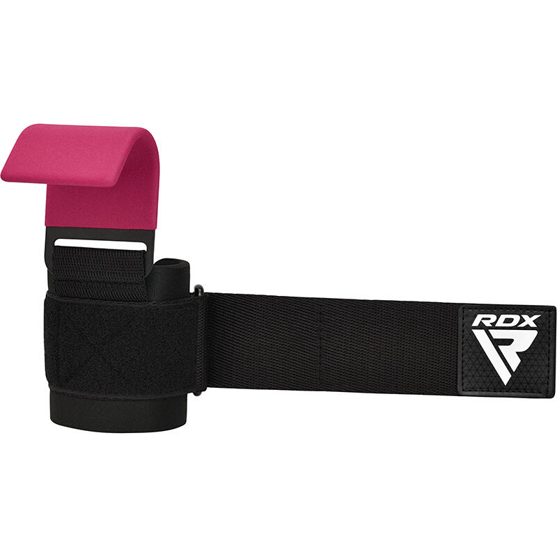 W5 Gel Lifting Hook Straps Z Chwytem Różowe 7/7