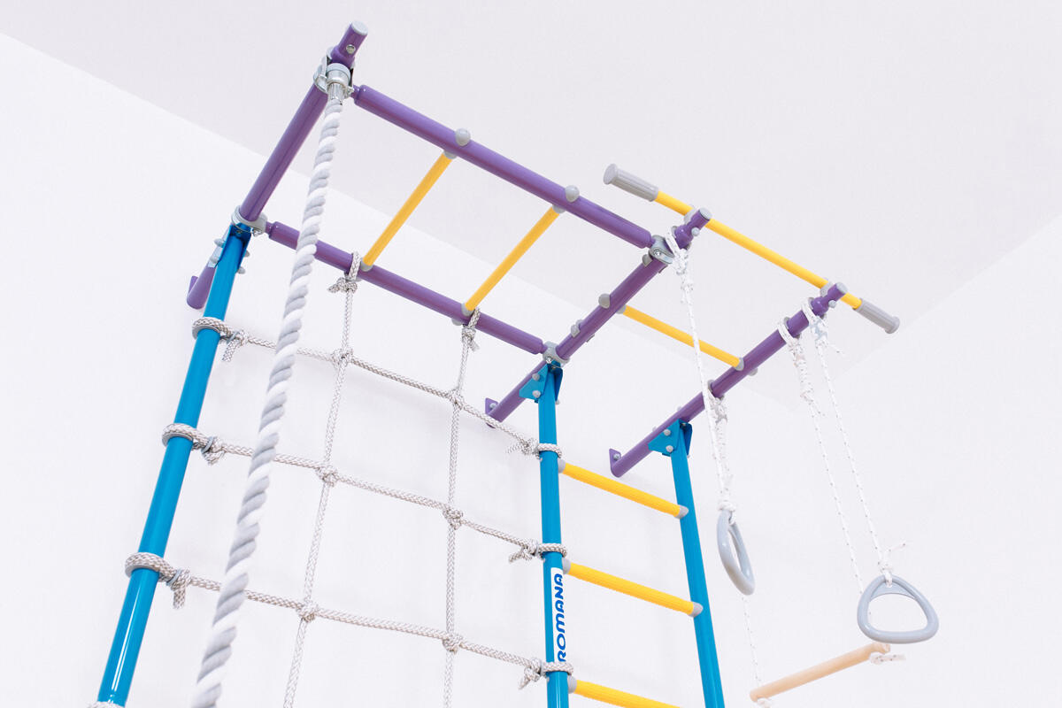Estrutura de escalada Jeflex ClimbMaxx M4 montagem na parede com acessórios 5/7