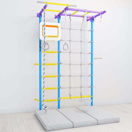 Jeflex Sprossenwand ClimbMaxx M4 Wandmontage mit Zubehör