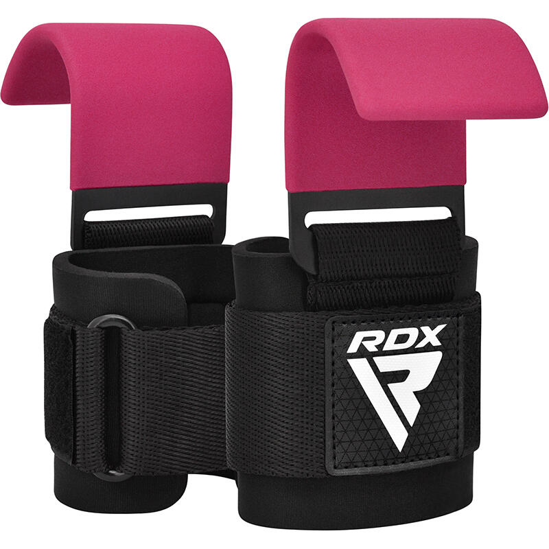 W5 Gel Lifting Hook Straps Z Chwytem Różowe